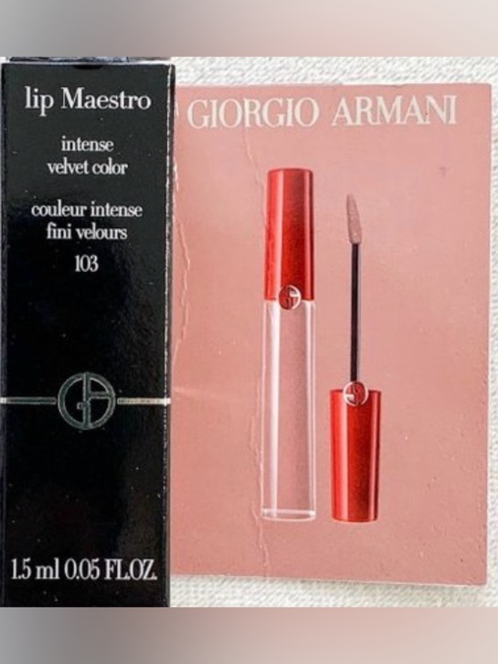 Giorgio Armani Lip Maestro Liquid Lipstick - Neutral Pink 103